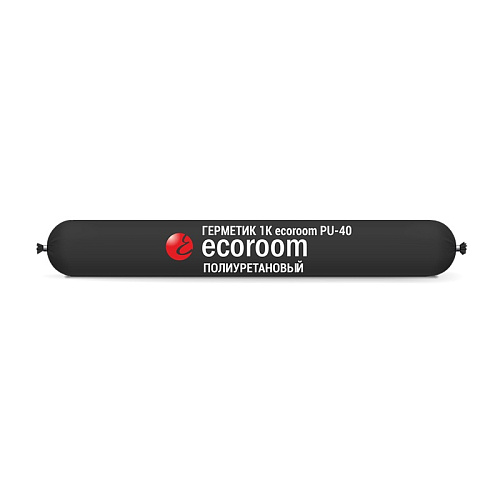  Герметик полиуретановый Ecoroom PU-40 (0,6 л) серый 