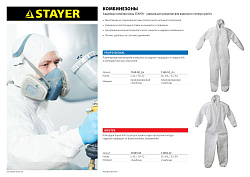  Комбинезон STAYER "MASTER" защитный из спанбонда, 52-54 размер 