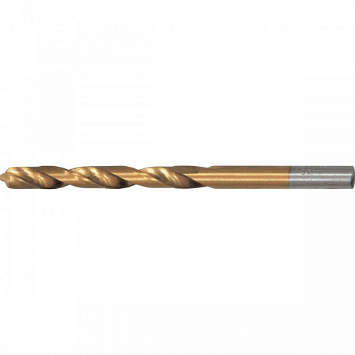  Сверло по металлу,10 мм, HSS, нитридтитановое покрытие, цилиндрический хвостовик// MATRIX 
