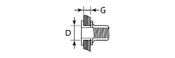  Резьбовые заклепки Nut-S, М12, 100 шт, стальные с насечками, KRAFTOOL 