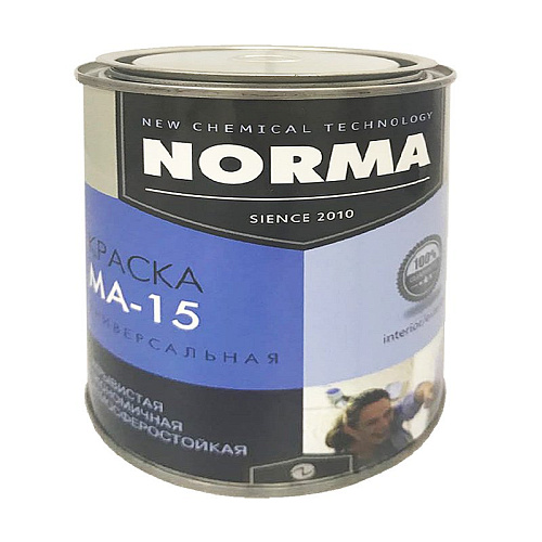  Краска масляная Novocolor МА-15 ГОСТ-71 жёлтая (1 кг) 