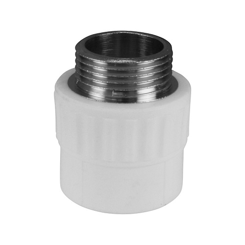  Муфта полипропилен Valfex латунная резьба 20х1/2" НР 
