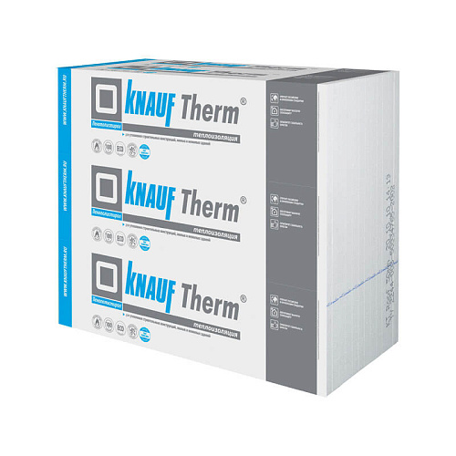  Пенополистирол Кнауф Therm Стена Pro, 1200х1000х50 мм, 20 шт 