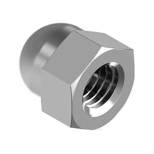  Гайка колпачковая М12 DIN 1587 оцинкованная 