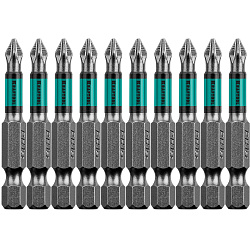  Биты PH1, 50 мм, тип хвостовика E 1/4", 10 шт в блистере KRAFTOOL 