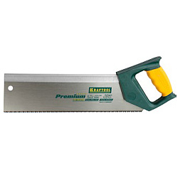  Пила KRAFTOOL "PRO" "PREMIUM" "SPECIAL" с обушком для дерева,гипса,мелк прям,закал зуб,двухкомп плас 