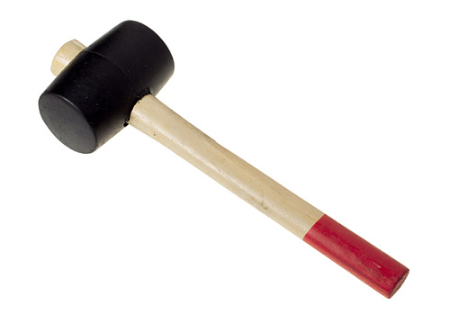  Киянка резиновая, деревянная рукоятка, 230 г (Hobbi) (шт.) 
