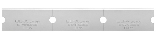  Лезвие OLFA прямое 120 мм / 30 шт, для скребков GSR-1/3B, GSR-2 