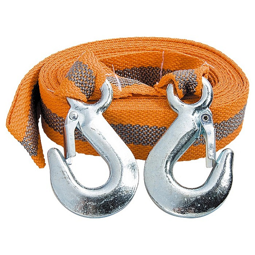  Трос буксировочный 2,5 тонны, 2 крюка, пакет// STELS 