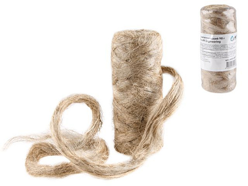  Лен сантехнический 90гр в тубе, AV Engineering 