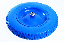  Колесо PU 3.25/3.00х80 D20 бескамерное ЭКОНОМ СИНЕЕ МИ 