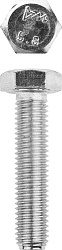  Болт с шестигранной головкой М12x55мм, ГОСТ 7798-70, кл.пр. 5.8, оцинк., 5кг ЗУБР "МАСТЕР" 