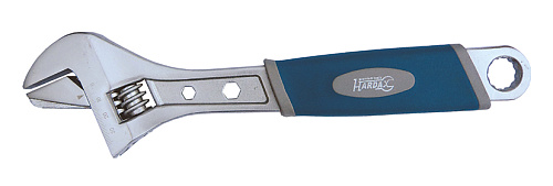  Ключ разводной 300 мм, двухкомпонентная рукоятка, переставная губка (Hardax) (шт.) 