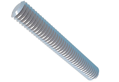  Шпилька резьбовая оцинкованная М14х2000 мм DIN975 СС-метиз (10 шт) 