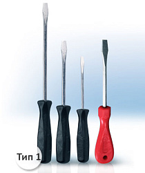  Отвертка SL6,5 х 250 мм, цинк (НИЗ) 