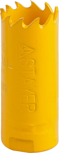  Коронка BIMETAL 22мм, универсальная, STAYER "PROFESSIONAL" 