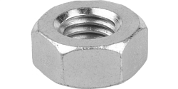  ЗУБР ГОСТ ISO 4032-2014, кл. пр. 6, M12, цинк, 5 кг, шестигранная гайка 