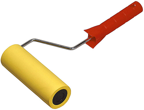  Валик прижимной STAYER "MASTER" в сборе, резиновый, бюгель 6мм, 44x150мм 