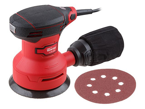  Эксцентриковая шлифмашина WORTEX LX RS 1225 в кор. 240 Вт, 125 мм, 12000 об/мин 