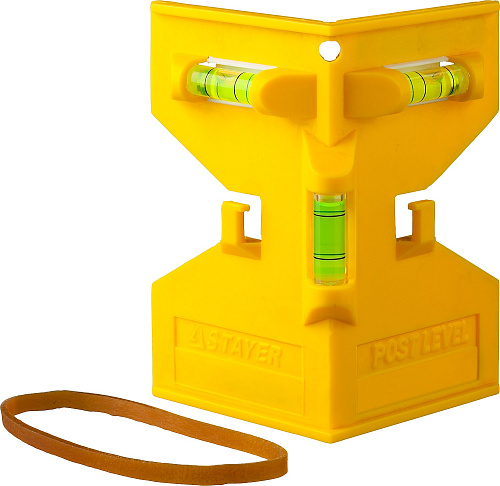  Уровень-угольник STAYER "MASTER" "POSTLevel" пластмассовый с магнитом, 3 ампулы 