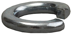  Шайба гроверная М3 DIN 127, оцинкованная, ТФ6, 160 шт. ЗУБР (ГОСТ 6402-70.) 