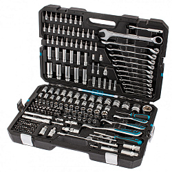  Набор инструментов 216 предметов, 120 зубьев, CrV 1/2", 3/8", 1/4"// Gross 