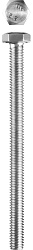  Болт с шестигранной головкой М6x80мм, ГОСТ 7798-70, кл.пр. 5.8, оцинк., 5кг ЗУБР "МАСТЕР" 