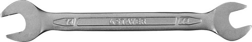  Ключ STAYER "PROFI"" гаечный рожковый, Cr-V сталь, хромированный, 13х14мм 