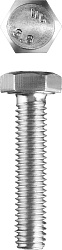  Болт с шестигранной головкой М20x80мм, ГОСТ 7798-70, кл.пр. 5.8, оцинк., 5кг ЗУБР "МАСТЕР" 