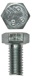  Болт с шестигранной головкой М6х12мм, DIN 933, кл.пр. 8.8, оцинк., ТФ6, 10шт. ЗУБР 