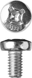  Винт DIN 7985, M6x10мм, кл.пр. 4.8, оцинкованный, 5кг ЗУБР "МАСТЕР" 
