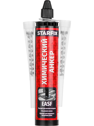  Химический анкер EASF 300 мл STARFIX (для высоких нагрузок, внутренние и наружные работы) 