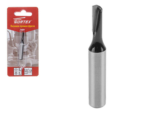  Фреза пазовая прямая 5х13 мм WORTEX 