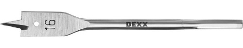  Сверло по дереву перьевое, шестигранный хвостовик, d=16мм, L-152мм DEXX  