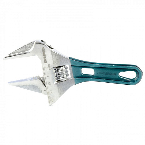  Ключ разводной, 160 мм,CrV, укороченная ручка //GROSS 