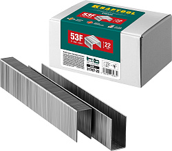  KRAFTOOL 22  мм скобы для степлера плоские тип 53F, 5000 шт 