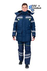  Костюм зимний PROFLINE SPECIALIST WINTER (тк.Восток-мембрана) п/к, т.синий 