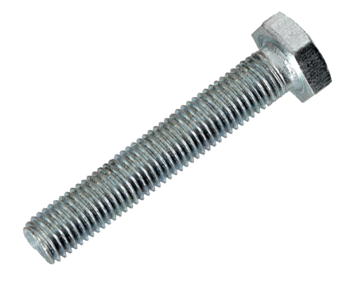 Болт с шестигранной головкой, полная резьба, оцинкованный М8х30 мм (ГОСТ 7798-70) РечМз (25кг) 