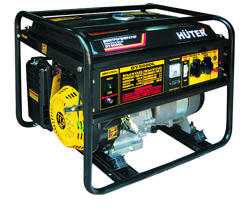  Электрогенератор DY5000L Huter 