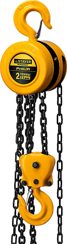  Таль цепная "PROLift" шестеренная, 2т / 2,5м, STAYER Profi 4308-2 
