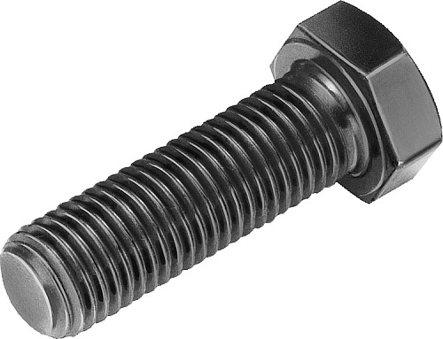  Болт с шестигранной головкой, полная резьба, Без покрытия М10х130 мм DIN933 мМММз (20кг) 