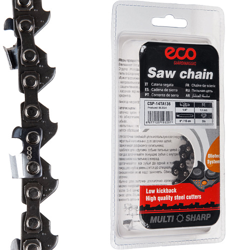  Цепь 15 см 6" 1/4" 1.1 мм 36 зв. 14TA (в блистере) ECO 