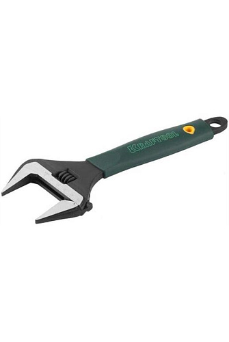  Ключ разводной, Cr-V, увеличеный зев, наклон губок 15°, 34мм, 150мм / 6'' KRAFTOOL  