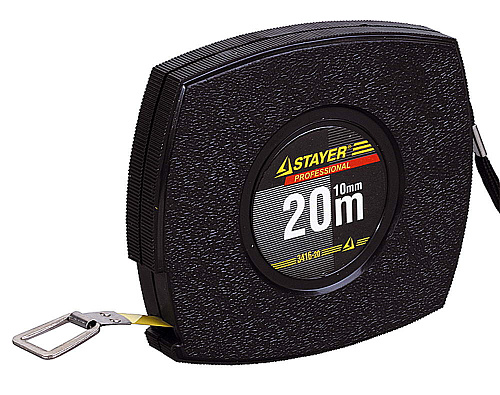  Мерная лента STAYER "MASTER", стальное полотно 10мм, 20м 