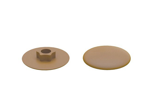  Заглушка для конфирмата, декоративная бук (50 шт в зип-локе) STARFIX 