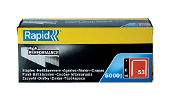  Скоба Workline 5000 шт. для степлеров (6 мм; тип 53) Rapid 11856250 