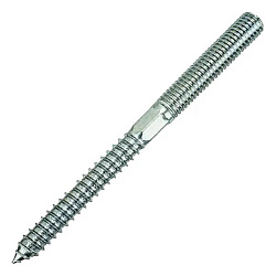  Шуруп - шпилька (сантехническая) М10 x 100мм, шестигранник, Torx 25, оцинкованная, 600шт ЗУБР 