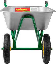  Тачка GRINDA садовая двухколесная, 80 л, грузоподъемность 120 кг 