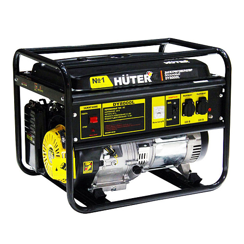  Электрогенератор DY8000L Huter 