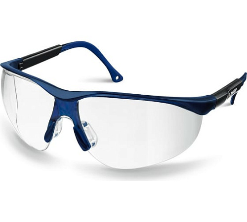  Защитные прозрачные очки ЗУБР ПРОГРЕСС линза устойчива к царапинам и запотеванию, открытого типа 